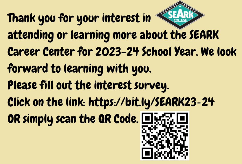SEARK Career Center Interest Survey for 2023-24.