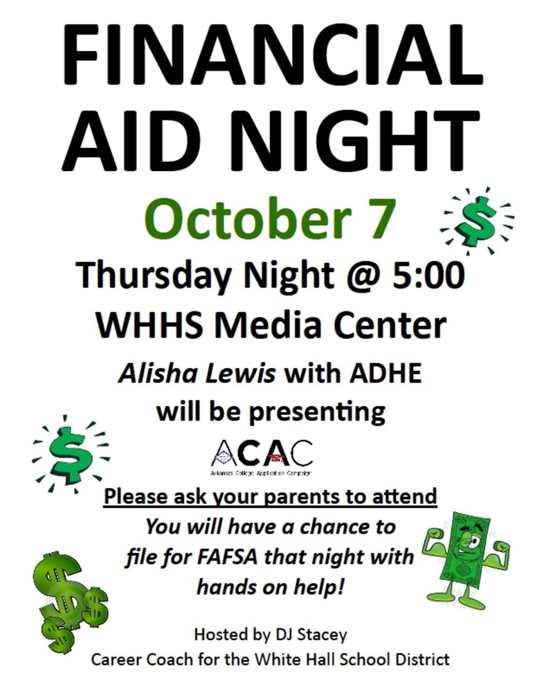Financial Aid Information Night at WHHS