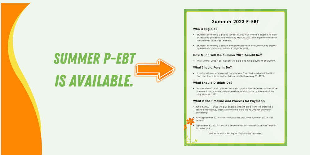 Summer P-EBT is Available