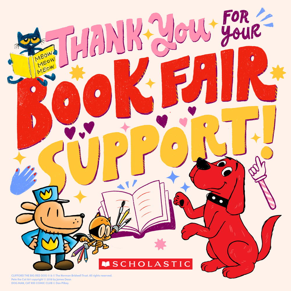 Thank you for your Book Fair support!