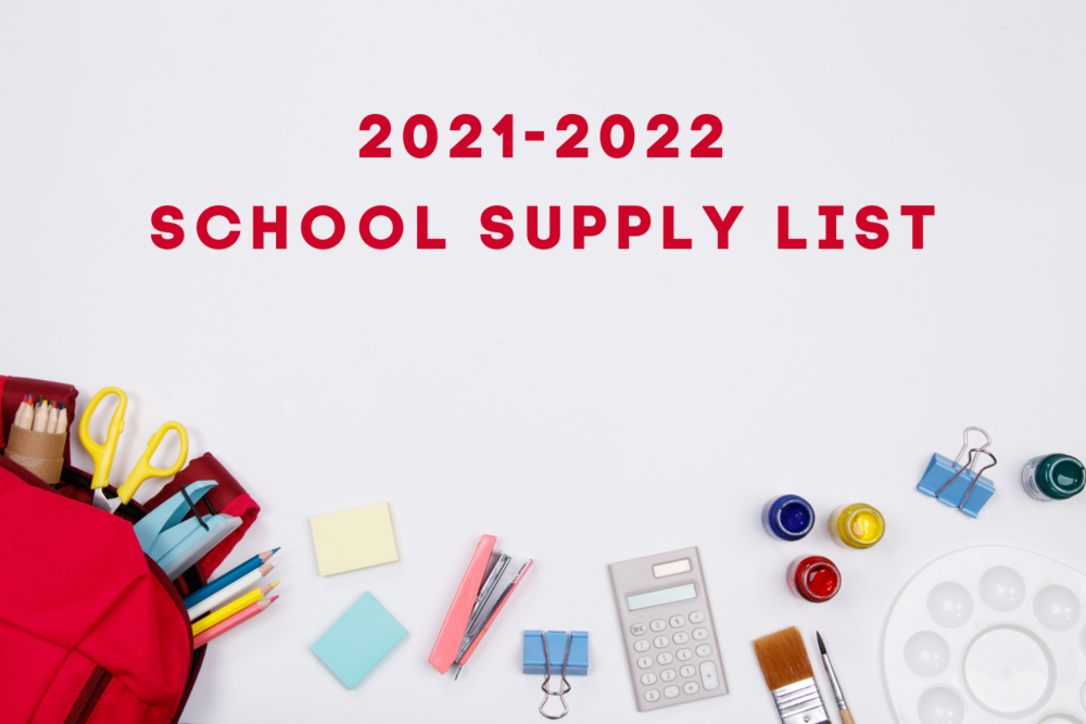 20212022 Hardin School Supply List Hardin Elementary