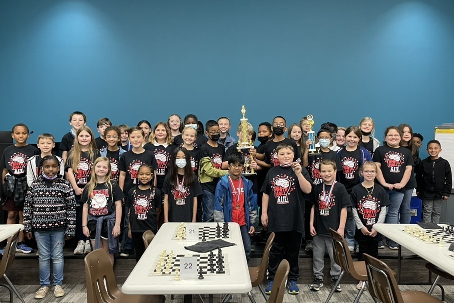 2nd, 3rd, and 4th grade WHSD G.A.T.E. students win Chess Tournament