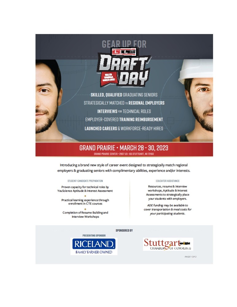 Seniors gear up for Draft Day: A Skilled Technical Career Event 