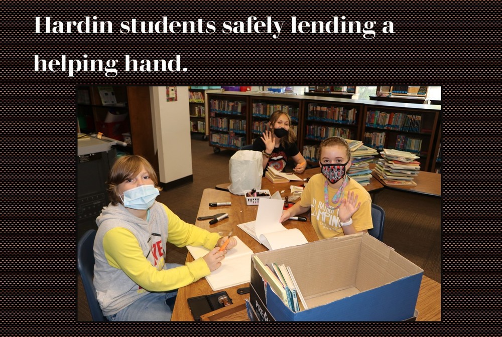 Students are eager to safely help out.