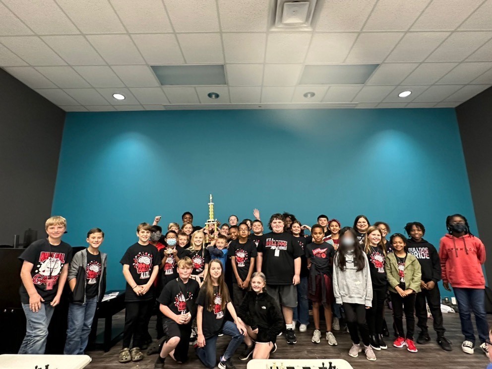 White Hall 5th and 6th grade wins chess tournament! Moody Elementary