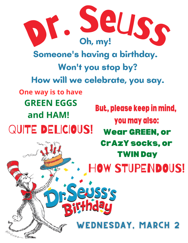 Dr. Seuss's Birthday Celebration