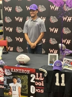 Kam Robinson signs Letter of Intent with University of Central Arkansas.