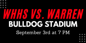 WHHS Bulldogs to Host Warren