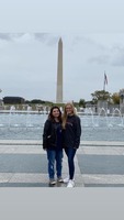 Mrs. Sanford and Reese Owens attend the FCCLA Fall Conference in Washington, DC
