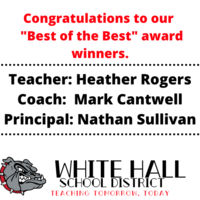 Three Members of the White Hall School District Chosen as "Best of the Best."
