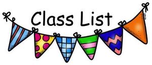 Class Lists will be posted Friday, August 6th.