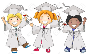 Kindergarten Cap and Gown Pictures