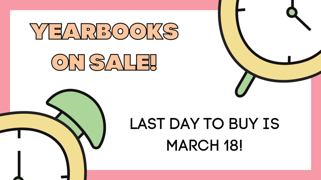 YEARBOOKS ON SALE