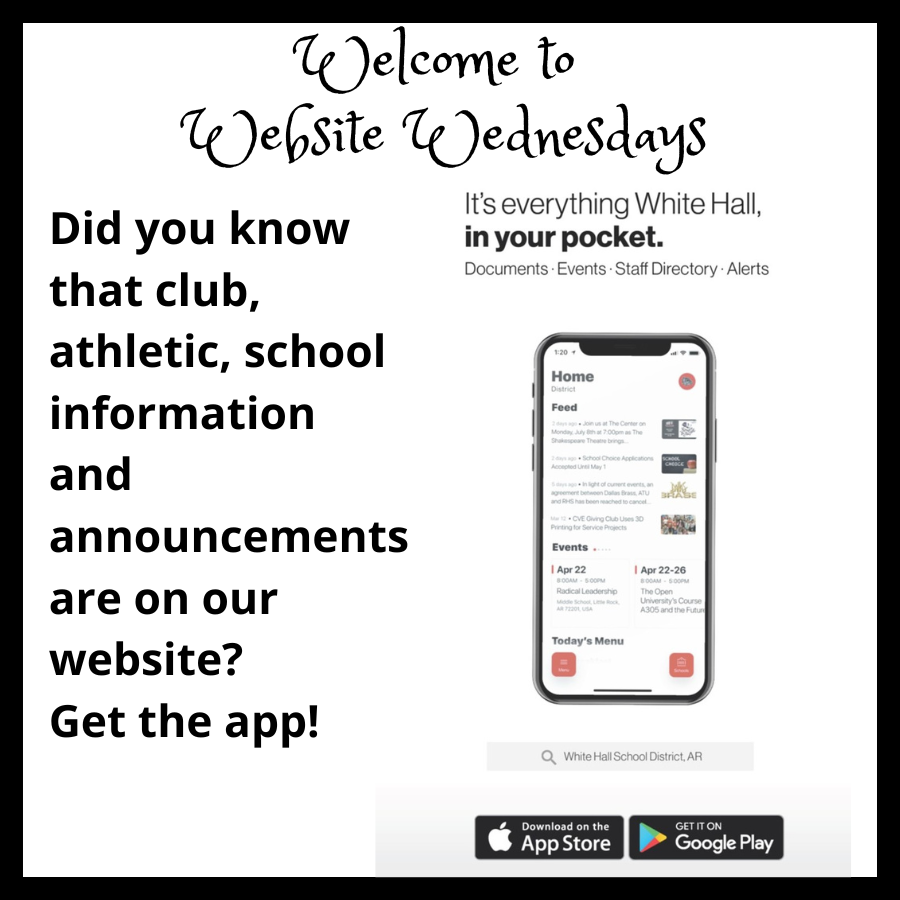 Today's Website Wednesday is about our app.