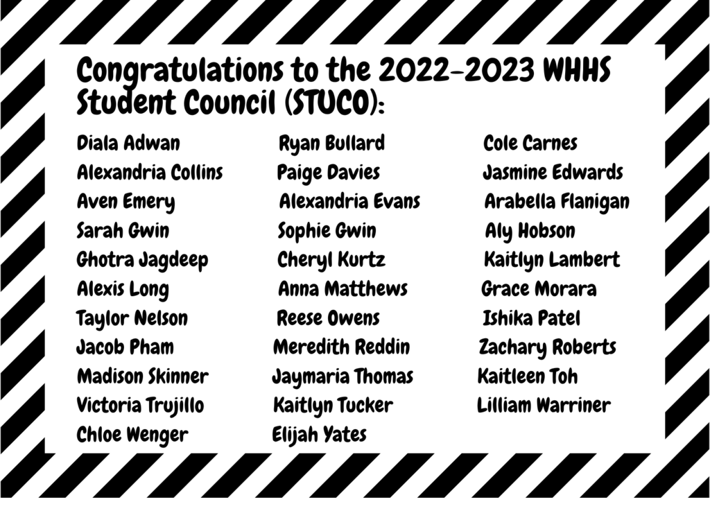 2022-2023 Student Council