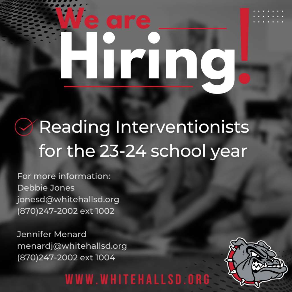 WE are hiring Reading Interventionist